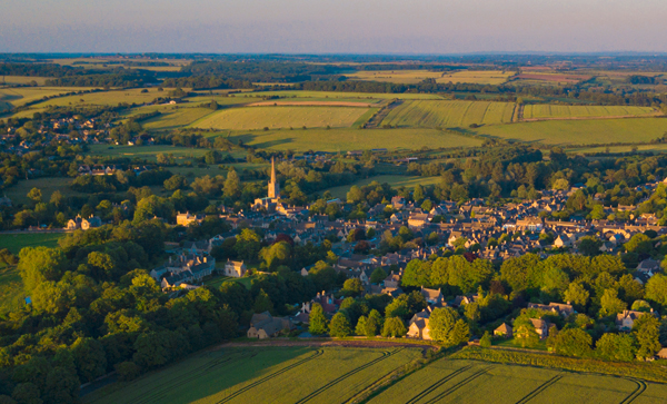 Landscape view of West Oxfordshire
