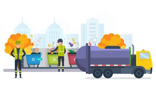 Business Waste Graphic